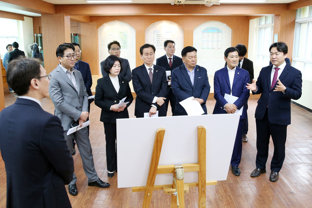 제328회 임시회 교육위원회 현장방문((구)주원초)