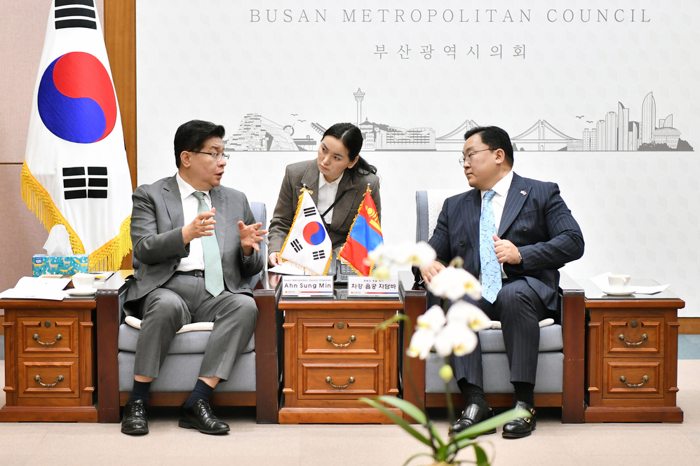 신임 주부산 몽골 영사 예방