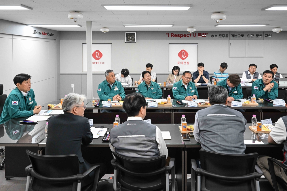 제329회 정례회 건설교통위원회 현장방문(부산롯데타워 건설 현장)