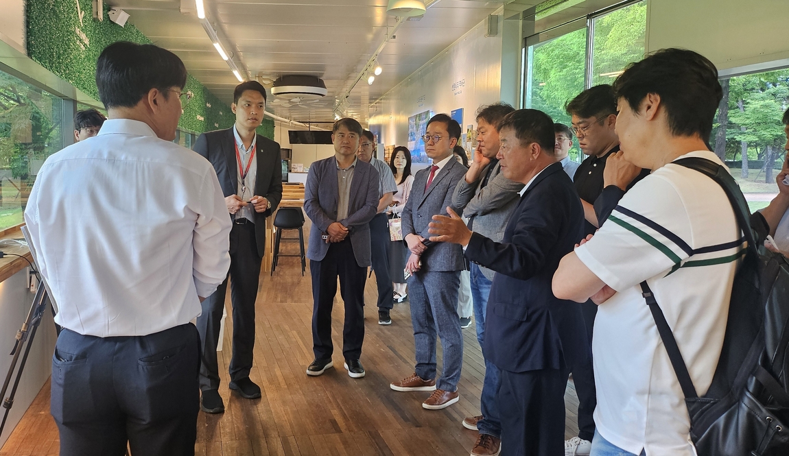APEC 나루공원 지하주차장 및 해상교통관광 진출입 슬립웨이 건립 예정부지 현장 방문
