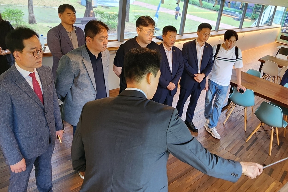 APEC 나루공원 지하주차장 및 해상교통관광 진출입 슬립웨이 건립 예정부지 현장 방문