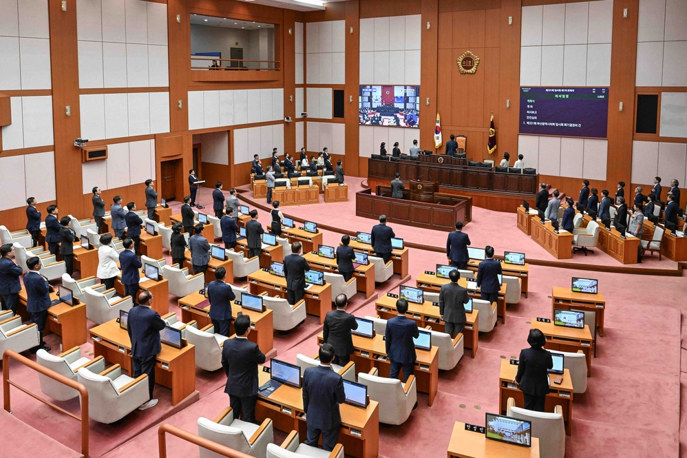 제331회 임시회 제1차 본회의(본회의장)