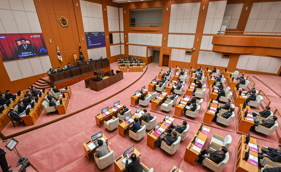 제333회 임시회 제1차 본회의(본회의장)