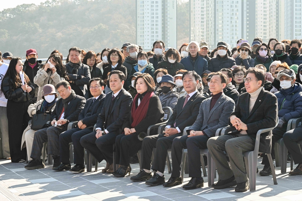 수영강 휴먼브릿지 조성공사 준공식