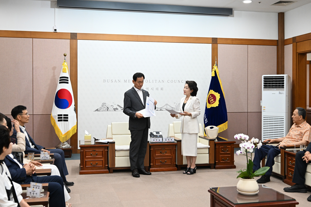 대한민국유권자총연맹 임원진 접견(접견실)