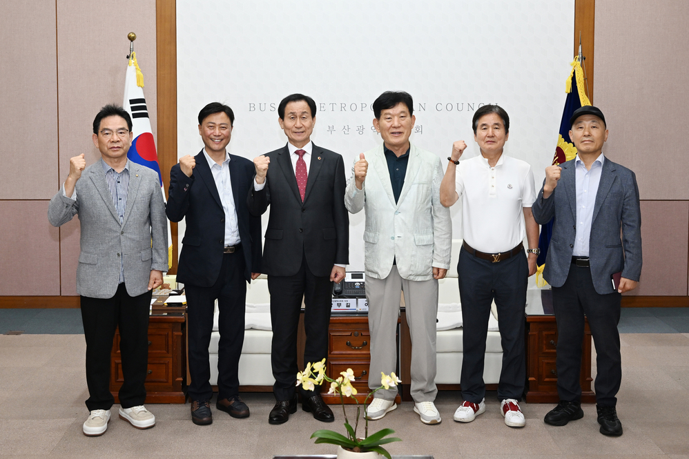 부산뉴센텀로타리클럽 임원진 접견(접견실)