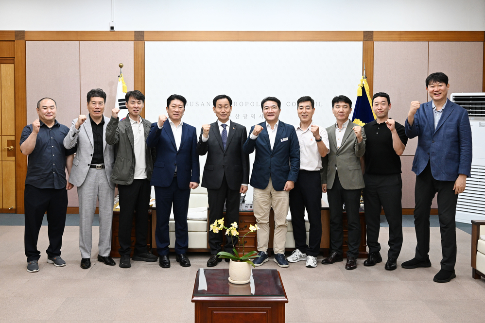 경찰청·경찰서 직장협의회 회장단 접견(접견실)