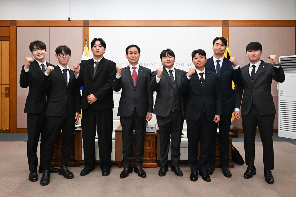부산총학생회연합회 회장단 접견