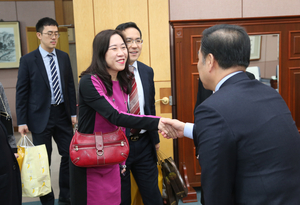 주한국타이베이대표부 부산사무처장 예방
